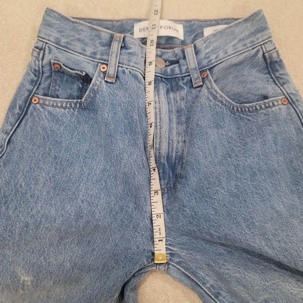​Aritzia Denim Forum The Farrah Hi-Rise Wide Leg Jeans Ozone Bleu 23 - Picture 4 of 17